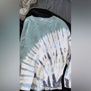 Tie die pink sweater
